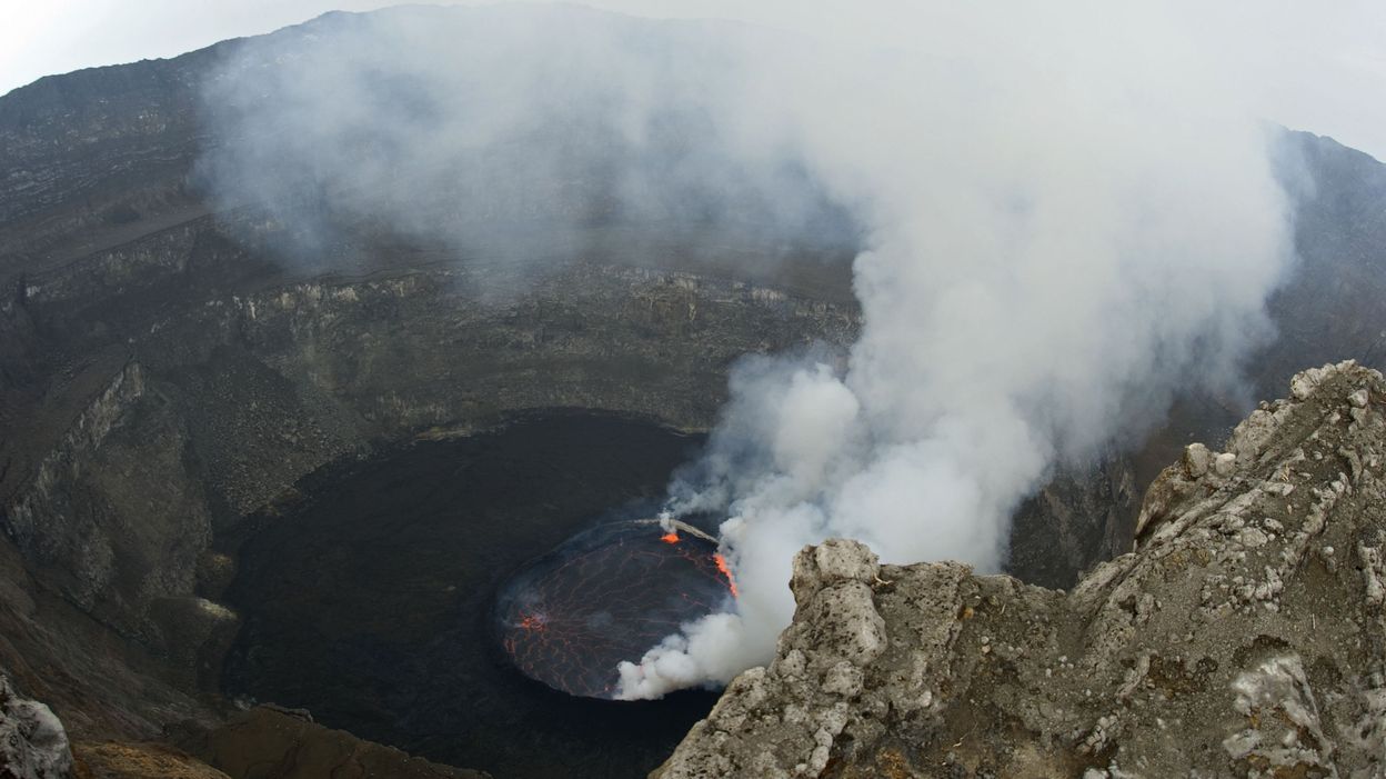 Eruption Du Volcan Nyiragongo La Ville De Goma Vacu E