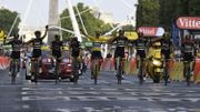 Un nombre record de coureurs a atteint le finish à Paris Un nombre record de coureurs a atteint le finish à Paris