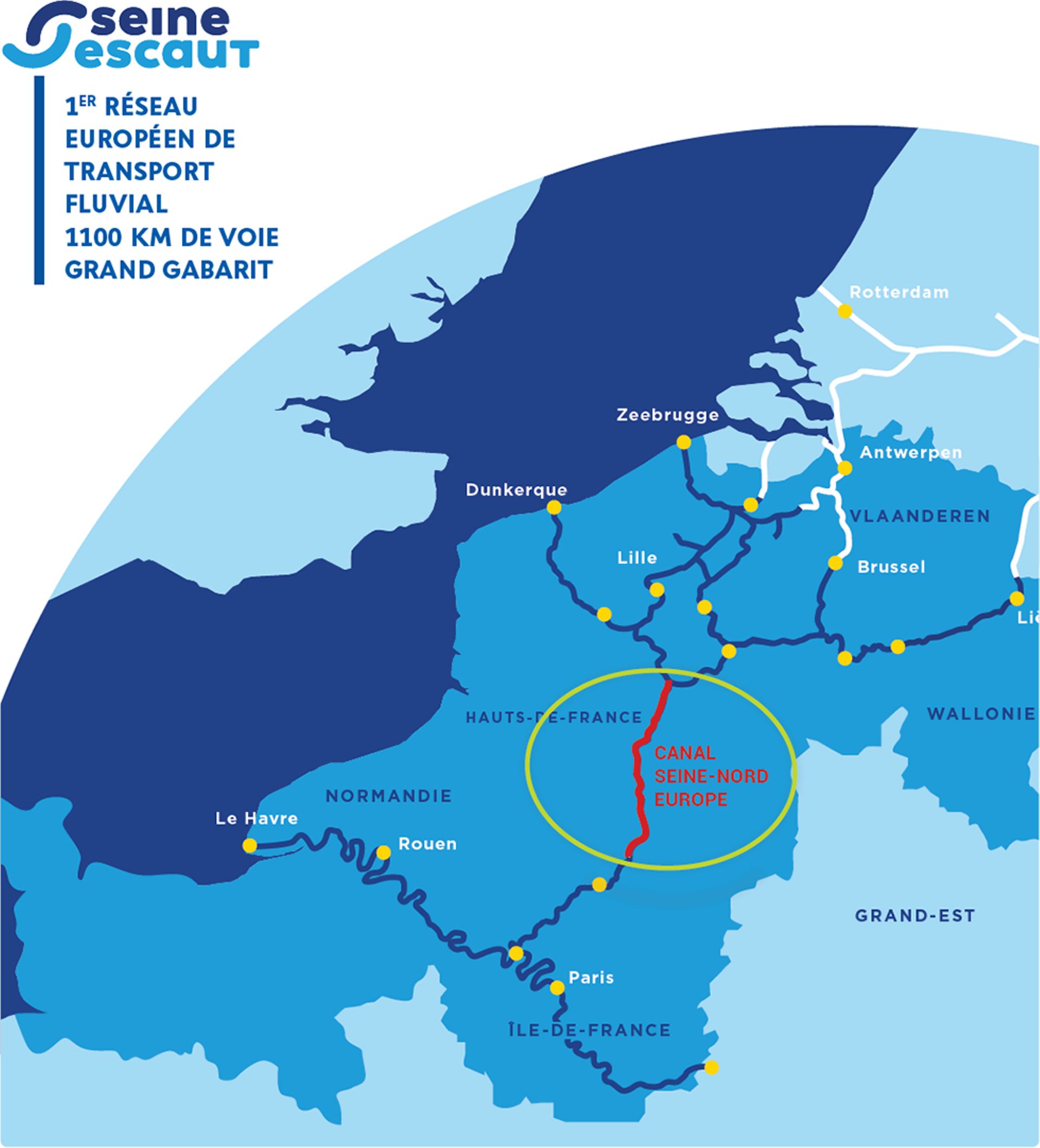 Transport Fluvial Feu Vert Pour Le Chantier Du Canal Seine Nord