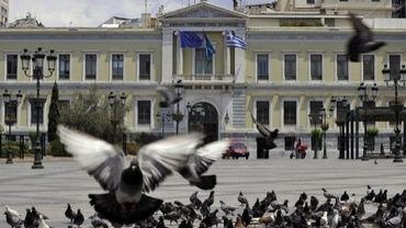 La banque centrale de Grèce à Athènes, le 30 mai 2012