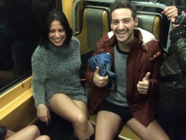 En slip dans le métro En slip dans le métro