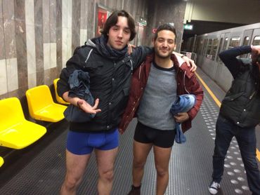 En slip dans le métro En slip dans le métro