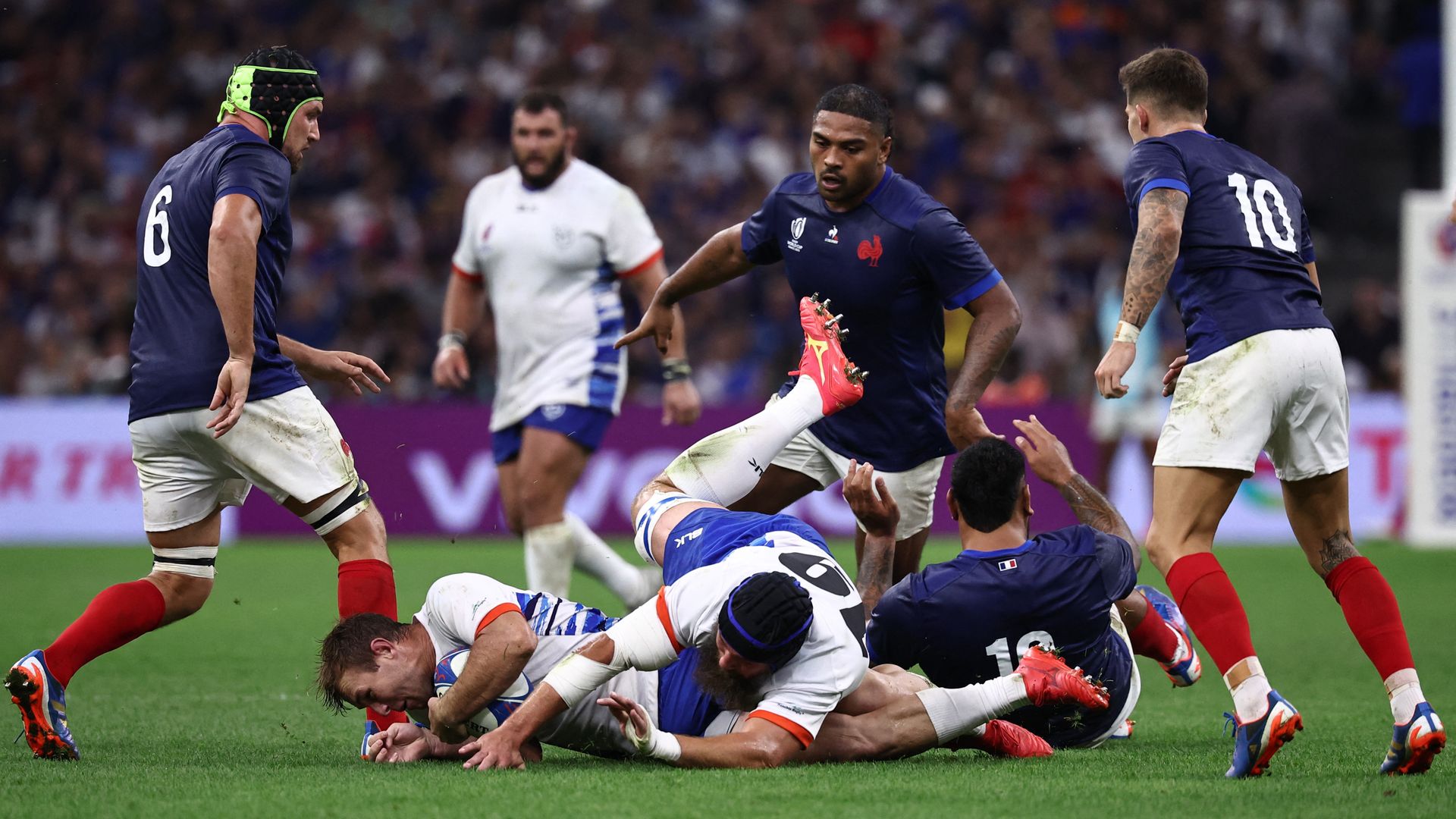 Le XV de France étrille la Namibie 96 0 et signe la plus large victoire