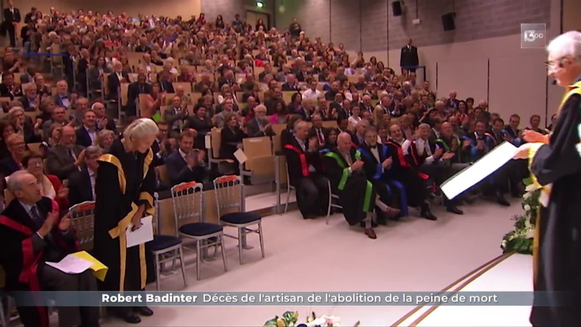 Robert Badinter Décès de l artisan de l abolition de la peine de mort