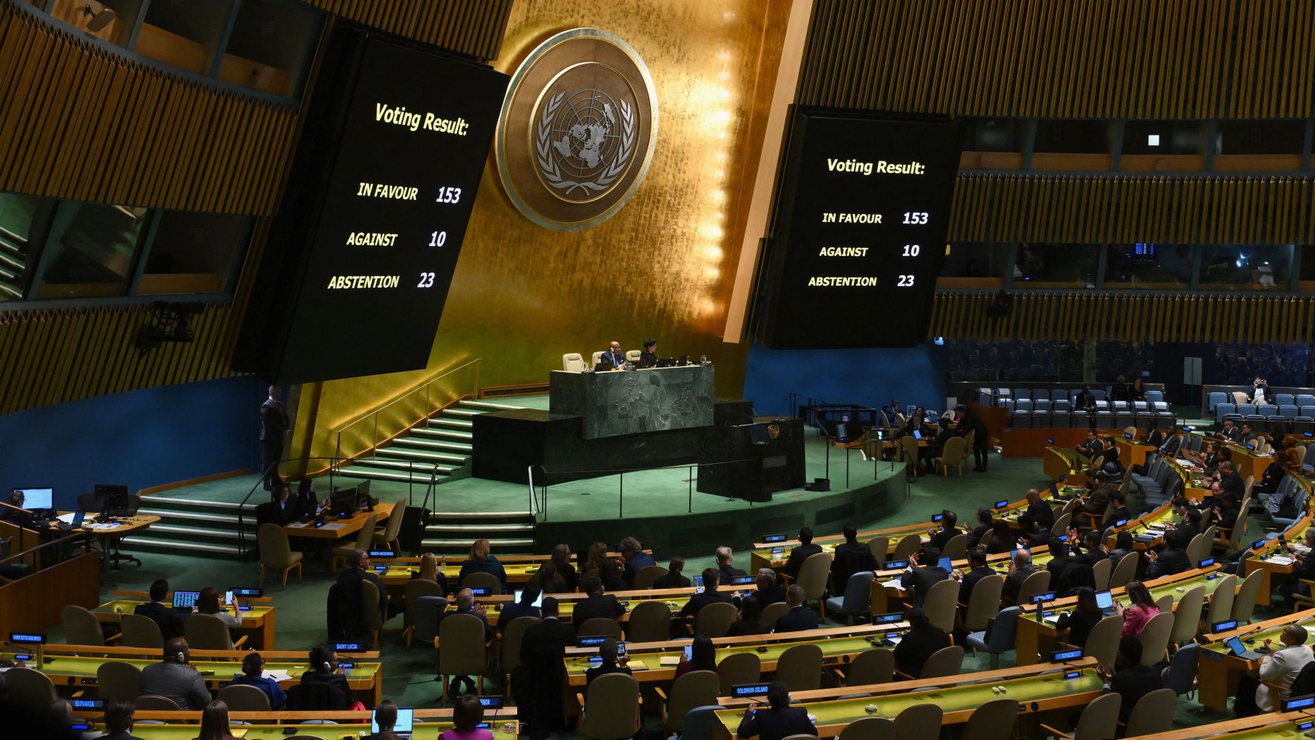 L Assembl E G N Rale De L Onu A R Clam Mardi Soir Un Cessez Le Feu