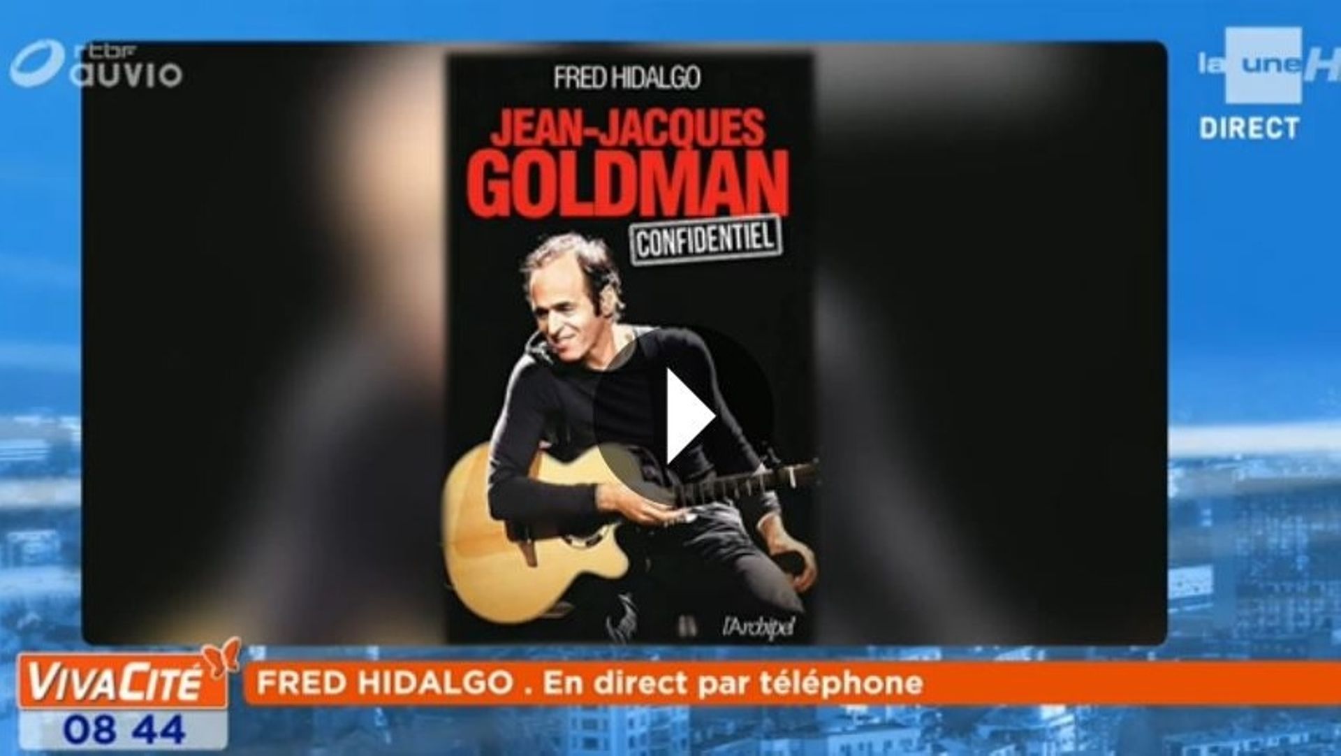 Fred Hidalgo Pour Son Livre Jean Jacques Goldman Confidentiel Le