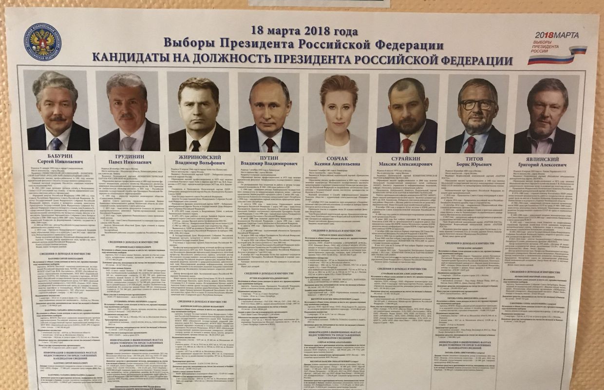 L'élection Présidentielle Russe En Quelques Chiffres