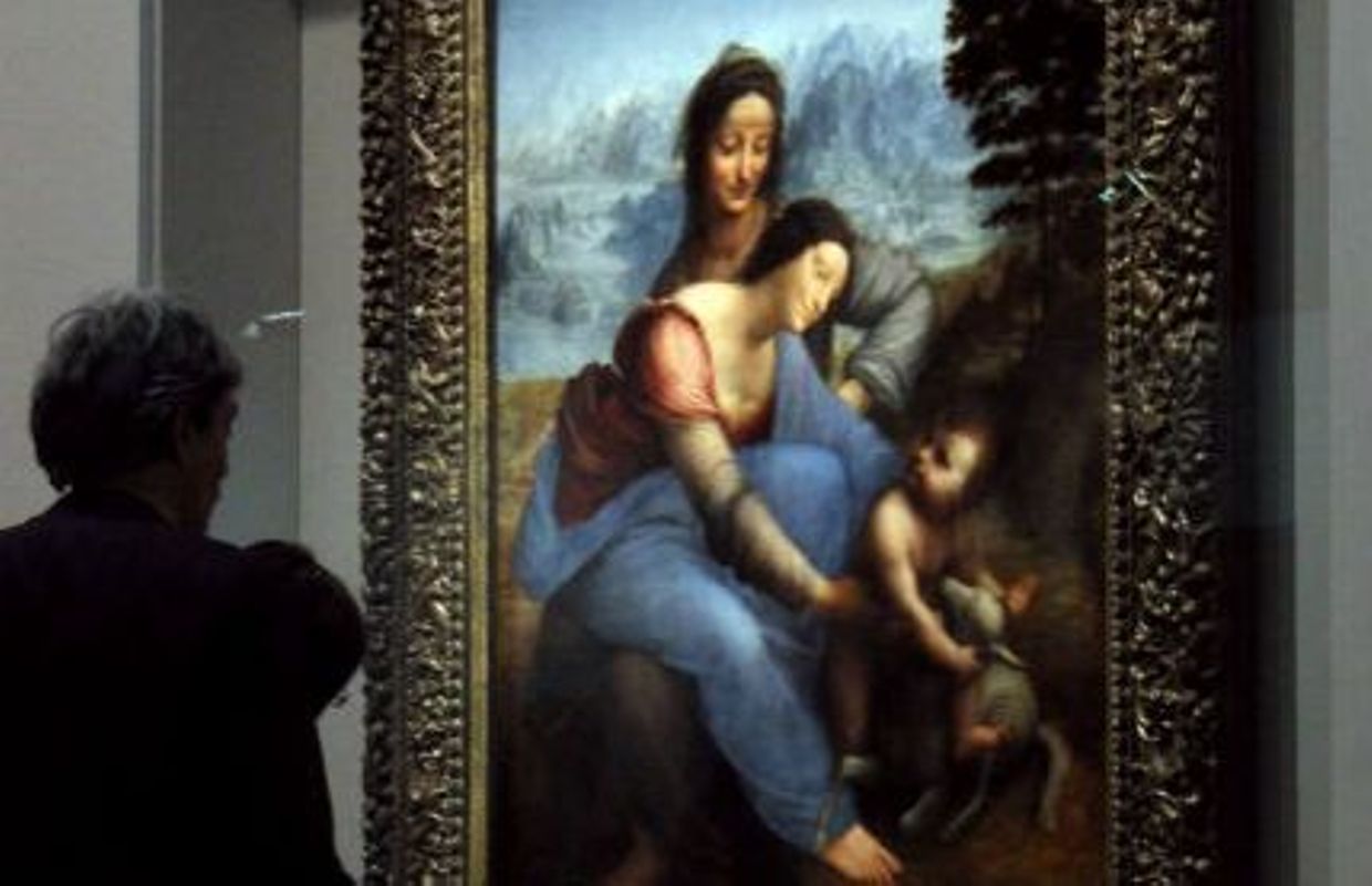La Sainte Anne De Léonard De Vinci La "Sainte Anne" de Léonard de Vinci, restaurée, a repris des couleurs