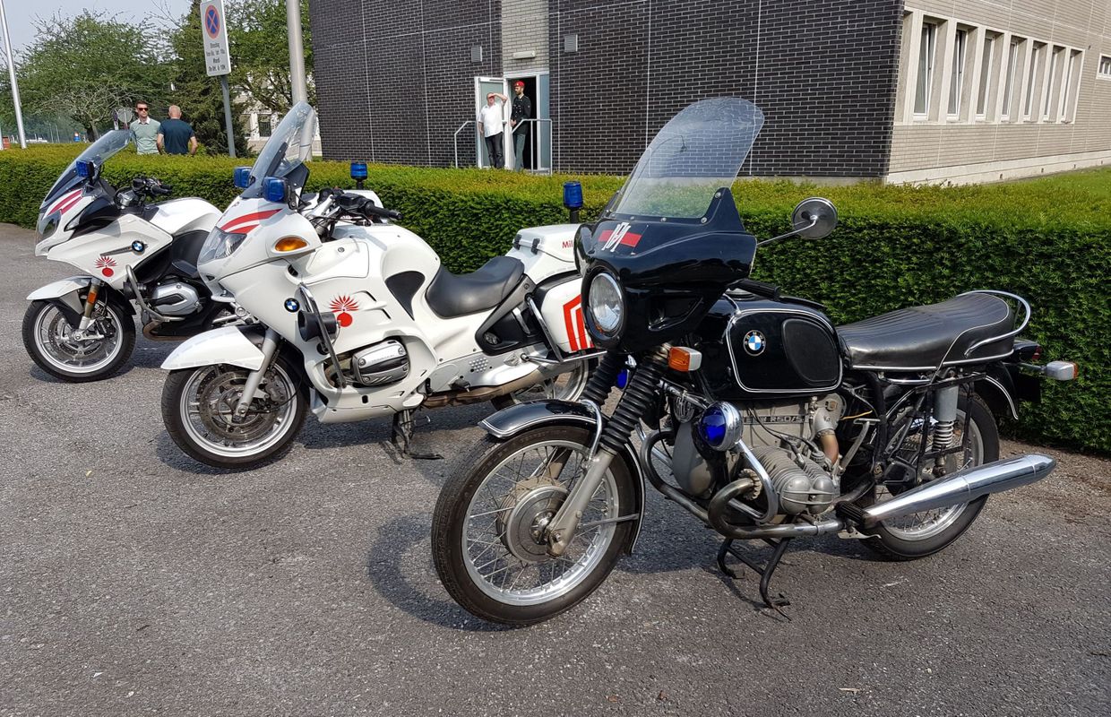 Les Policiers Militaires Ont Recu De Nouvelles Motos Plus