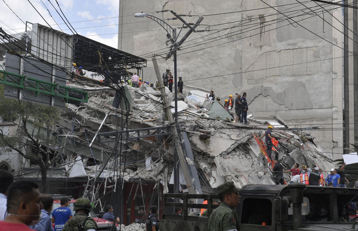 Les images du tremblement de terre qui a frappé le Mexique ...
