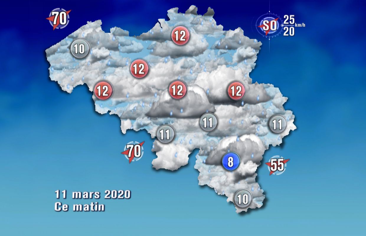 Meteo De Ce Mercredi Toujours Des Precipitations Mais Moins Soutenues Qu Hier