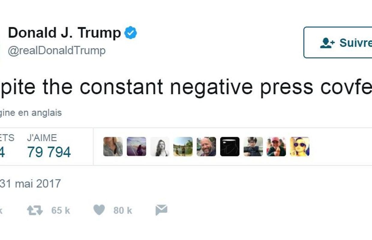 Les internautes tentent de déchiffrer un tweet obscur de Donald Trump