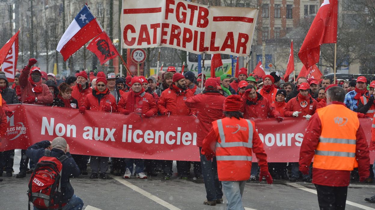 Grève Générale En Belgique Caterpillar Belgium: grève générale de 24 heures jeudi parmi le personnel