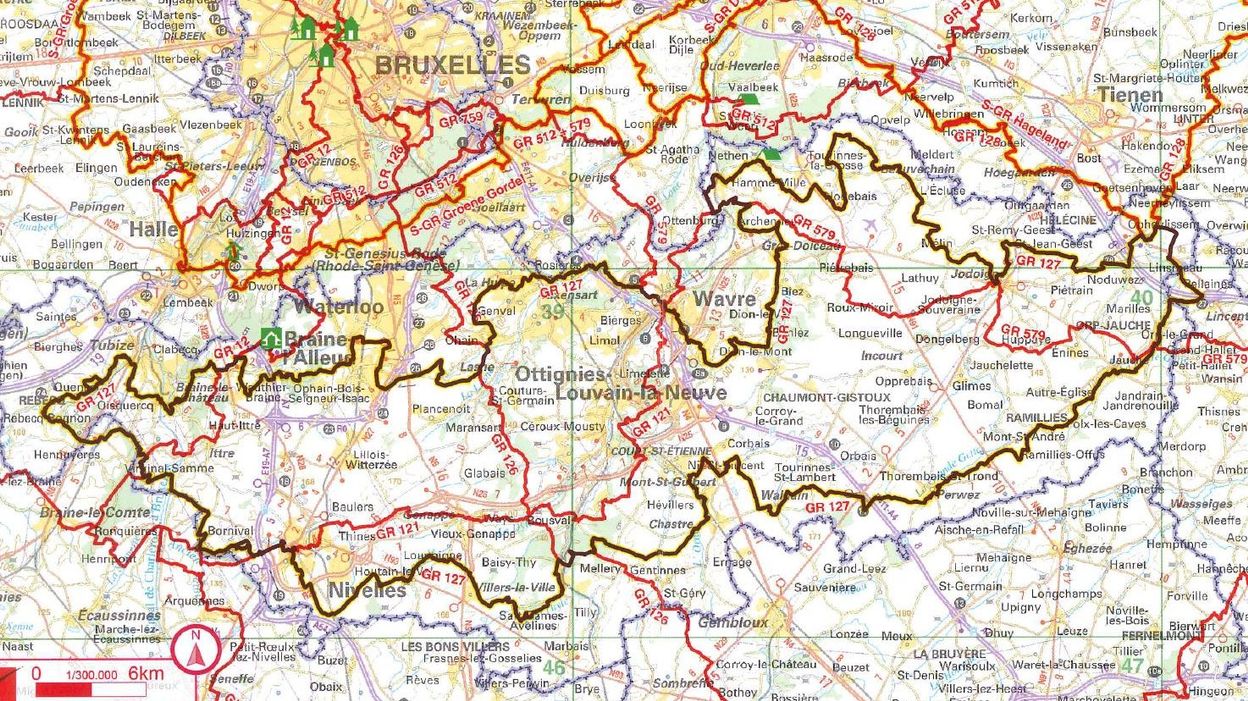 Une boucle de 266 kilomètres pour découvrir le Brabant wallon à pied Une boucle de 266 kilomètres pour découvrir le Brabant wallon à pied