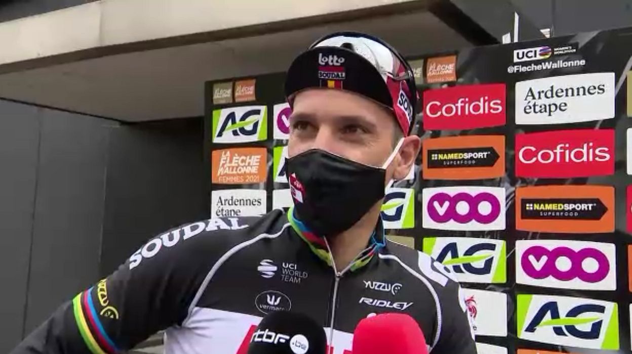 Philippe Gilbert "sans pression" au départ de la Flèche ...