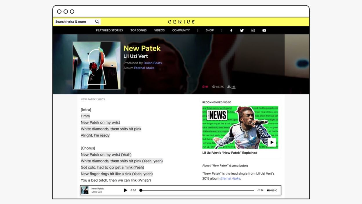 Le Site Genius Com Accuse Google De Vol De Paroles De Chanson