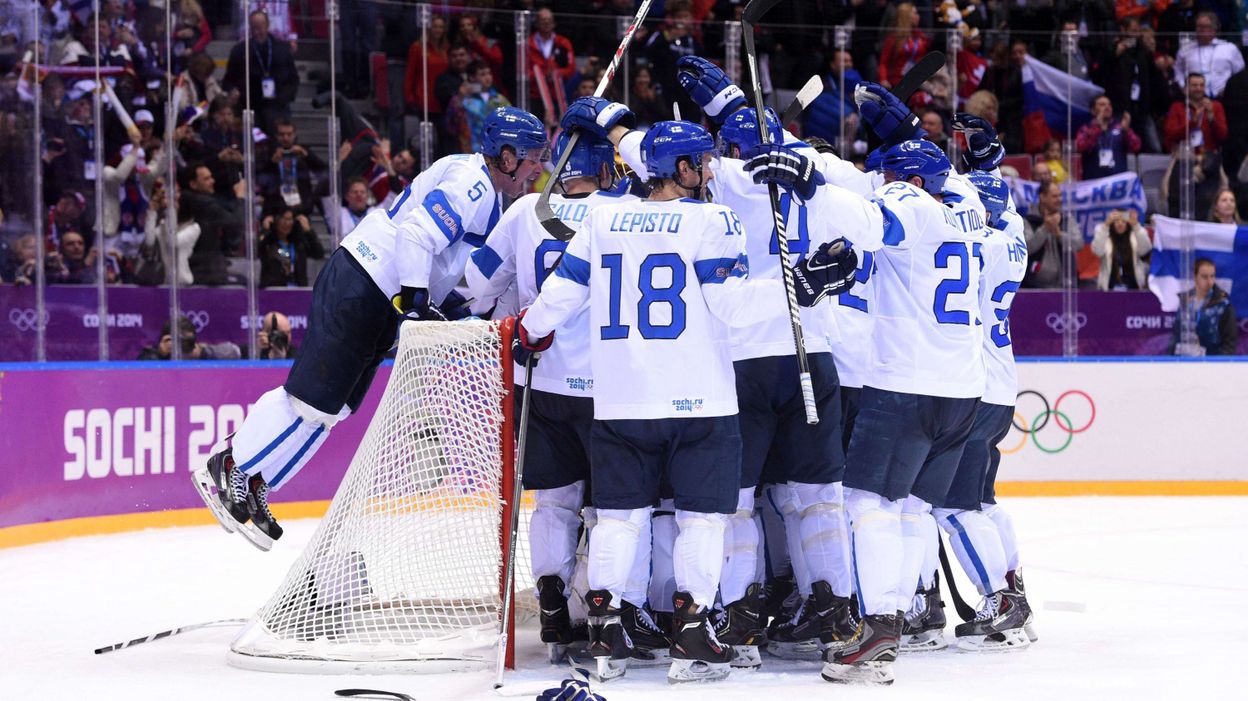Hockey sur glace messieurs la Finlande en bronze