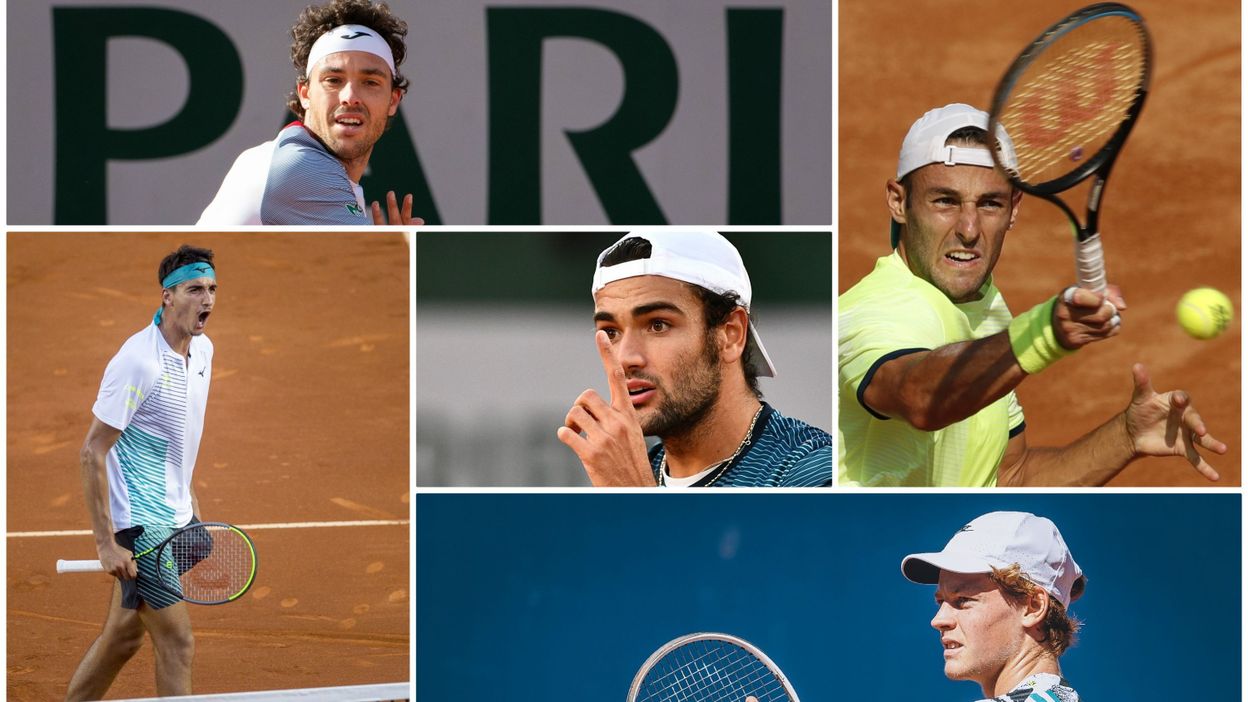 Roland-Garros : Berrettini, Sonego,Travaglia, Sinner ...