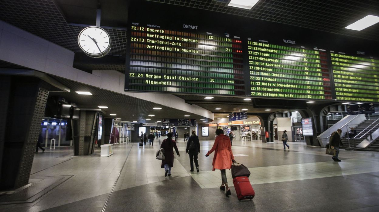 Des nouveaux portiques de sécurité à BruxellesMidi