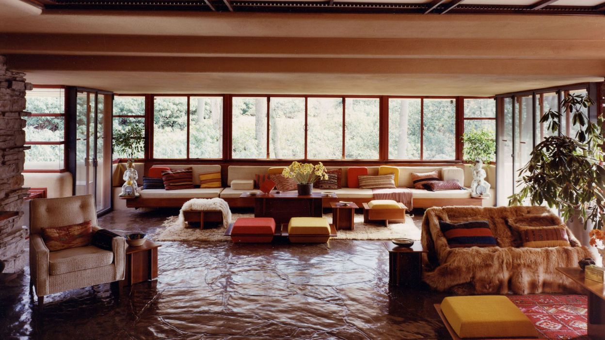 La Maison Sur La Cascade Falling Water Frank Lloyd Wright Frank Lloyd Wright Buildings Falling Water House