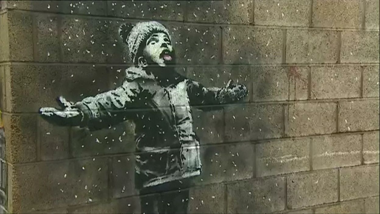 Nouvelle Oeuvre De Banksy: Il Dénonce La Pollution