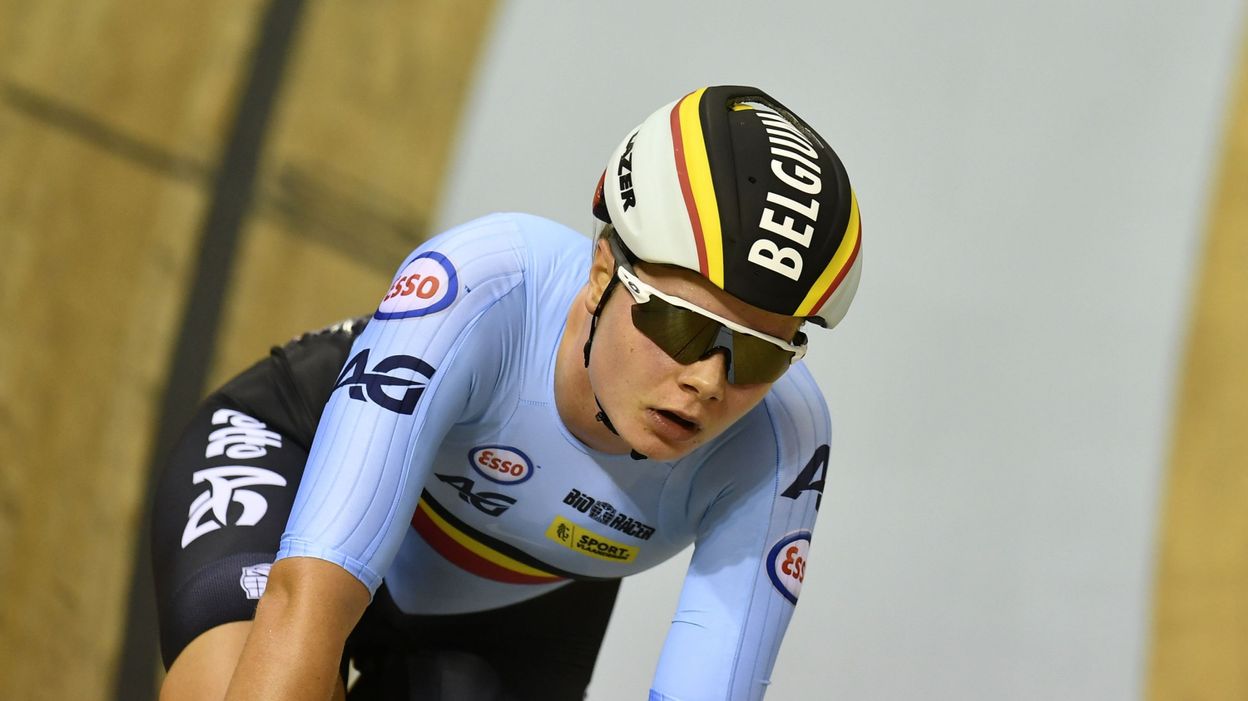 Lotte Kopecky 4e de l'Omnium en CDM à Cambridge