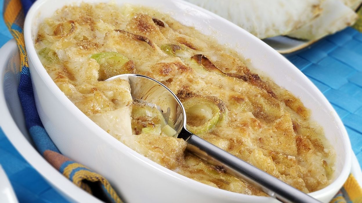 La recette Gratin de célerirave aux lardons