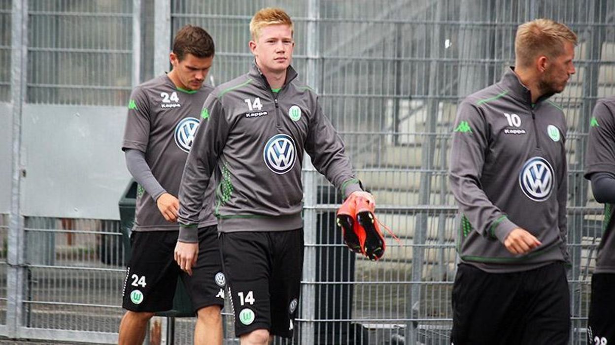 Kevin De Bruyne de retour à l'entraînement à Wolfsburg