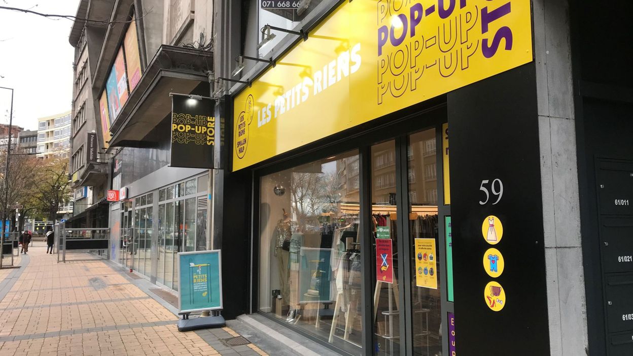 Charleroi un premier magasin des Petits Riens ouvert en plein centre