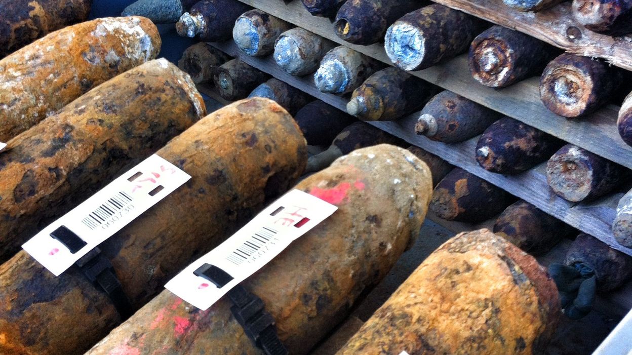 Des munitions toxiques de la guerre démantelées en Belgique