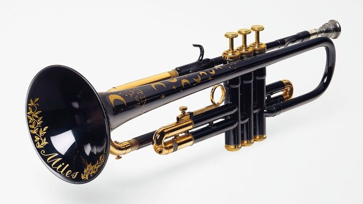  Une trompette  cr  e pour Miles Davis aux ench res  New York