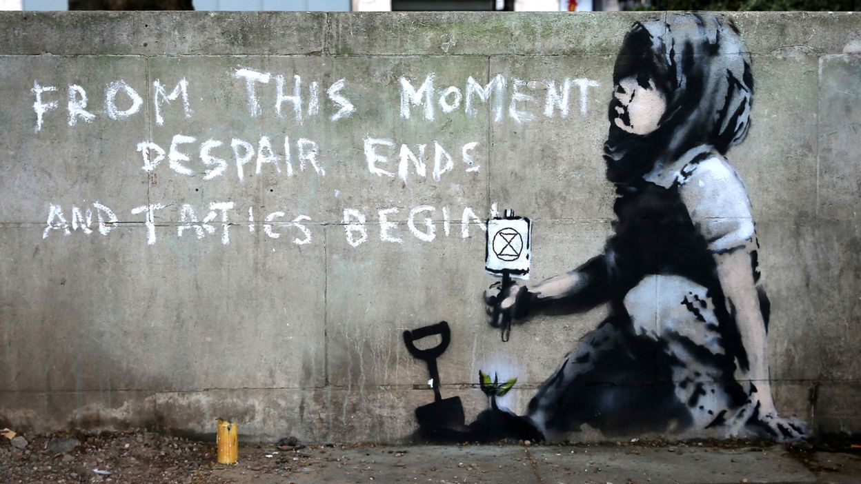 Banksy Engag Pour La Plan Te Londres Une Nouvelle Uvre Lui Est Hot Sex Picture 6568