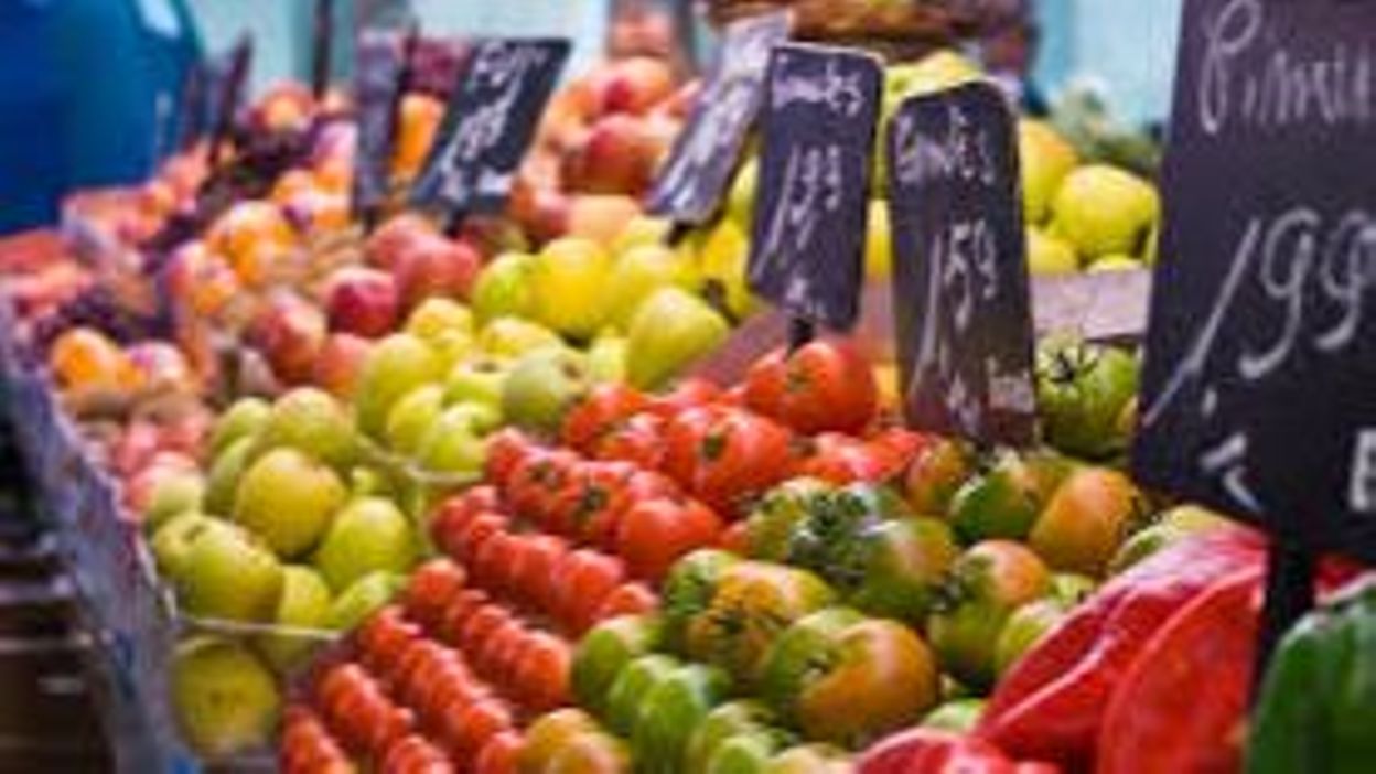 Le code couleur des fruits et des légumes