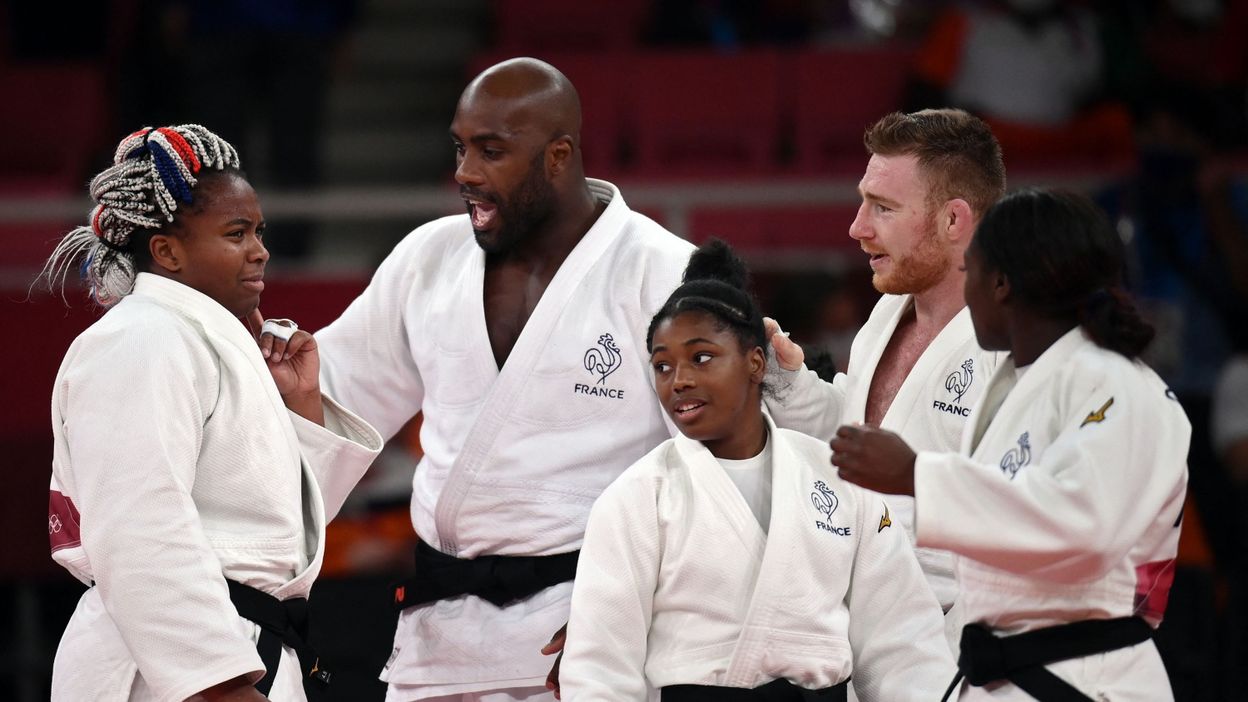 JO Tokyo 2020 judo Teddy Riner remporte l'or olympique dans l