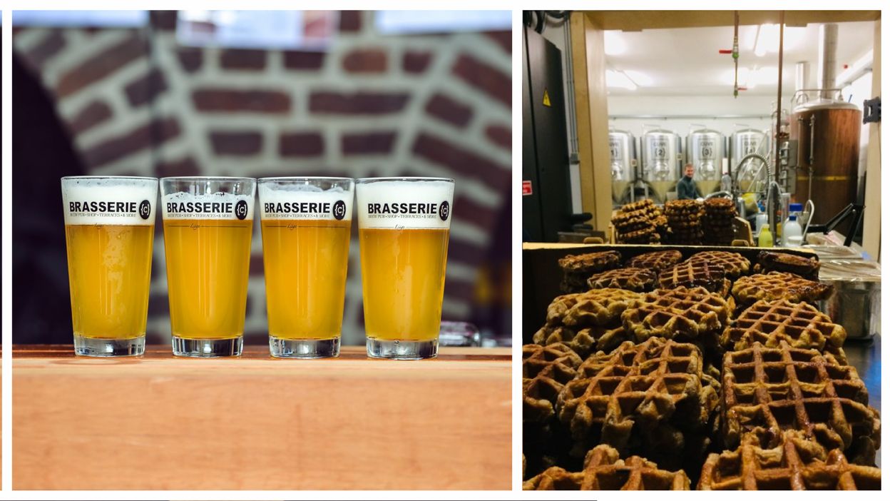 La Traditionnelle Gaufre Liegeoise S Enivre A La Biere