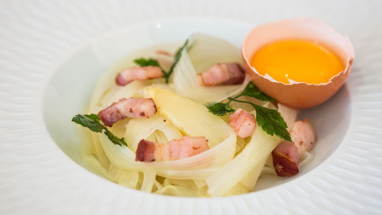 Recette Carbonara d'asperges