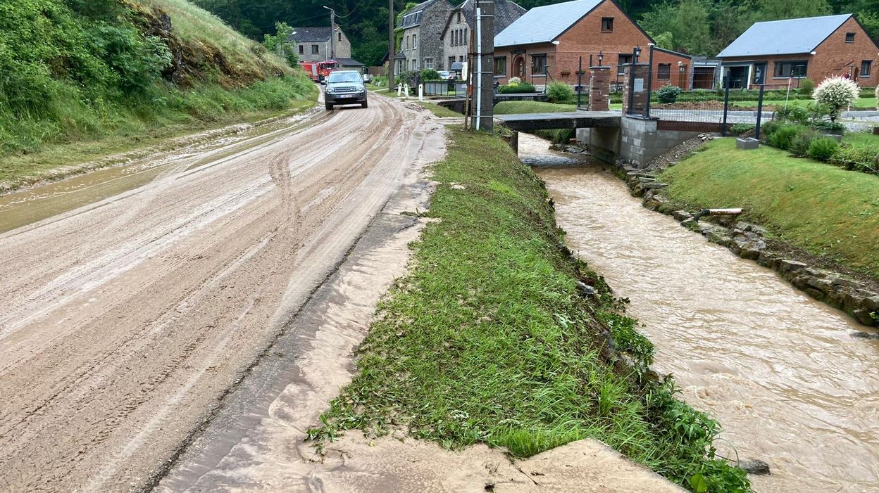 Orages En Province De Namur Inondations Et Coulees De Boue Dans Plusieurs Communes Photos