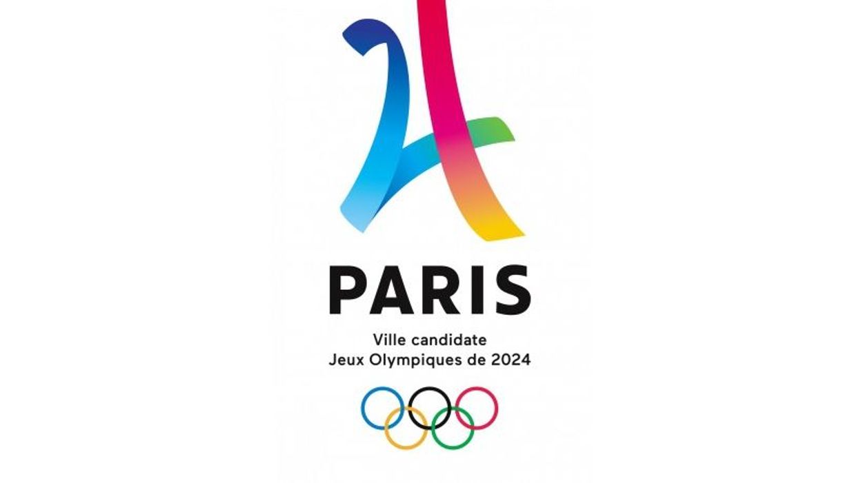 JO2024 une Tour Eiffel stylisée comme logo de la candidature de Paris