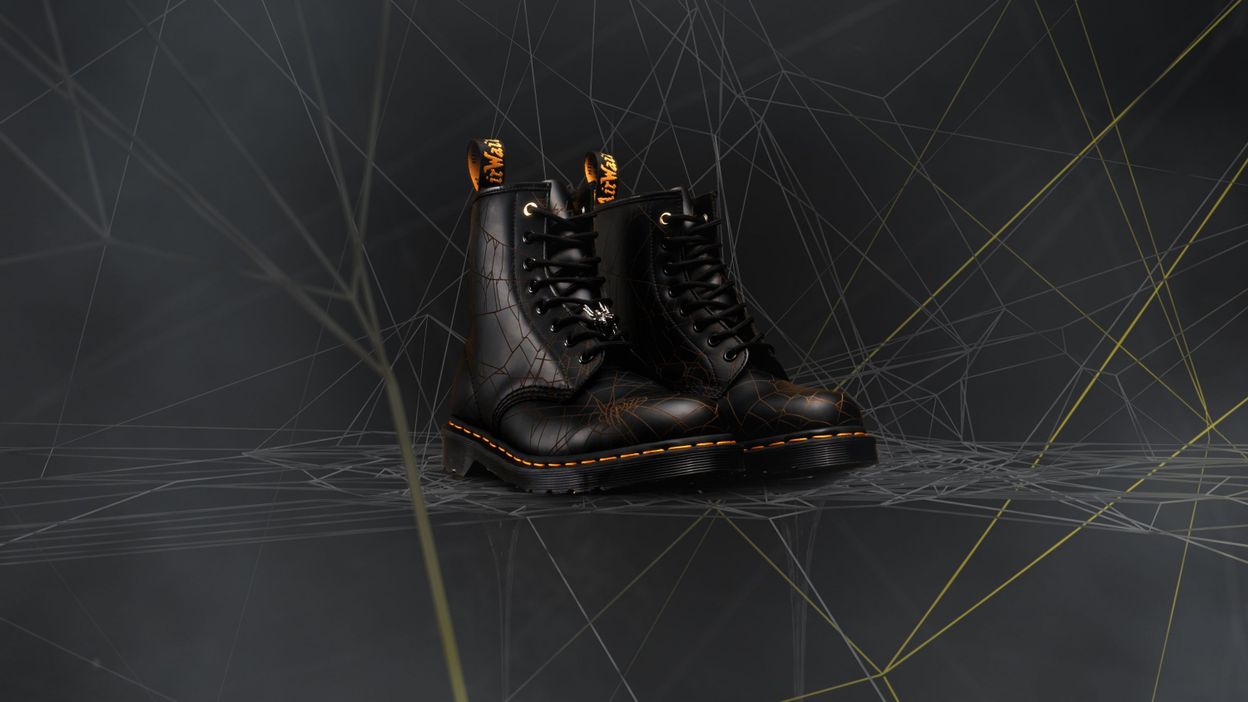 doc martens motif japonais