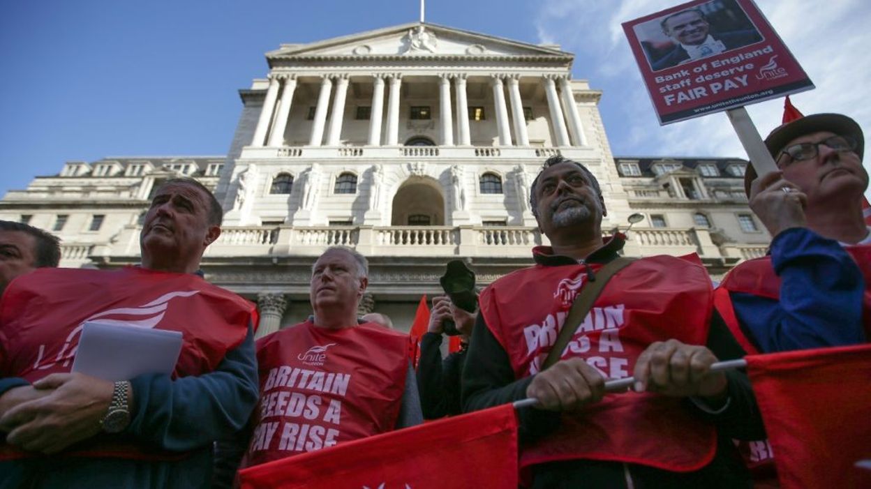 Greve Generale Angleterre Grève à la Banque d'Angleterre, une première depuis 50 ans