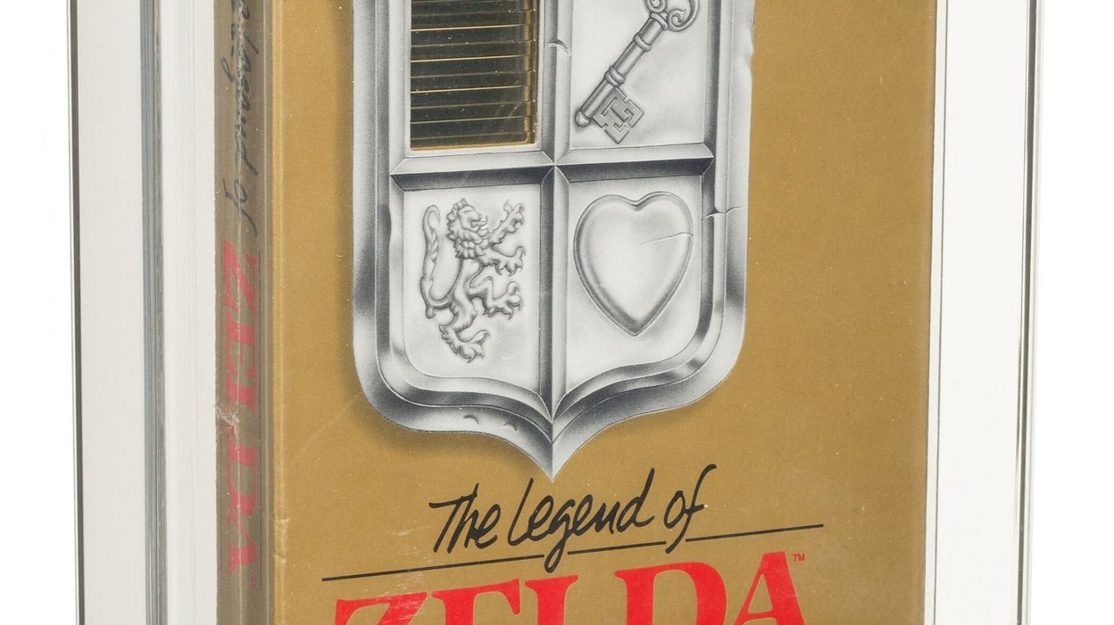 Un cartucho de videojuego Zelda se vendió por $ 870,000