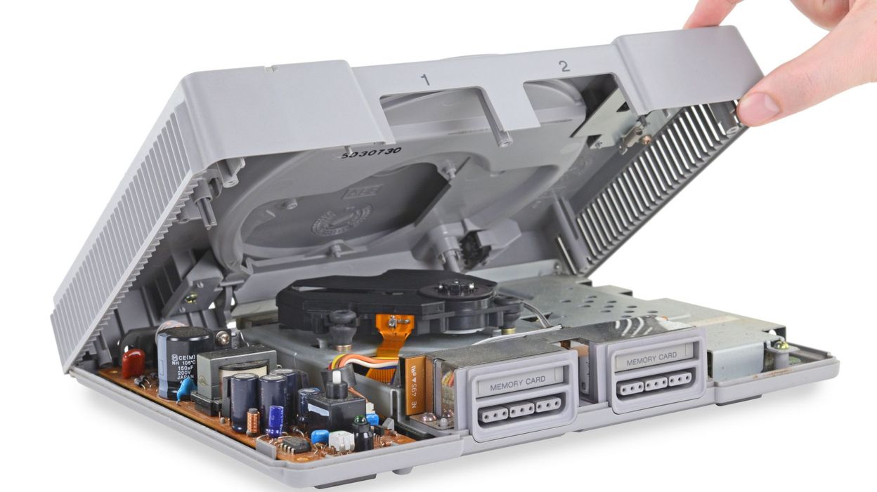 playstation внутренности playstation внутренности