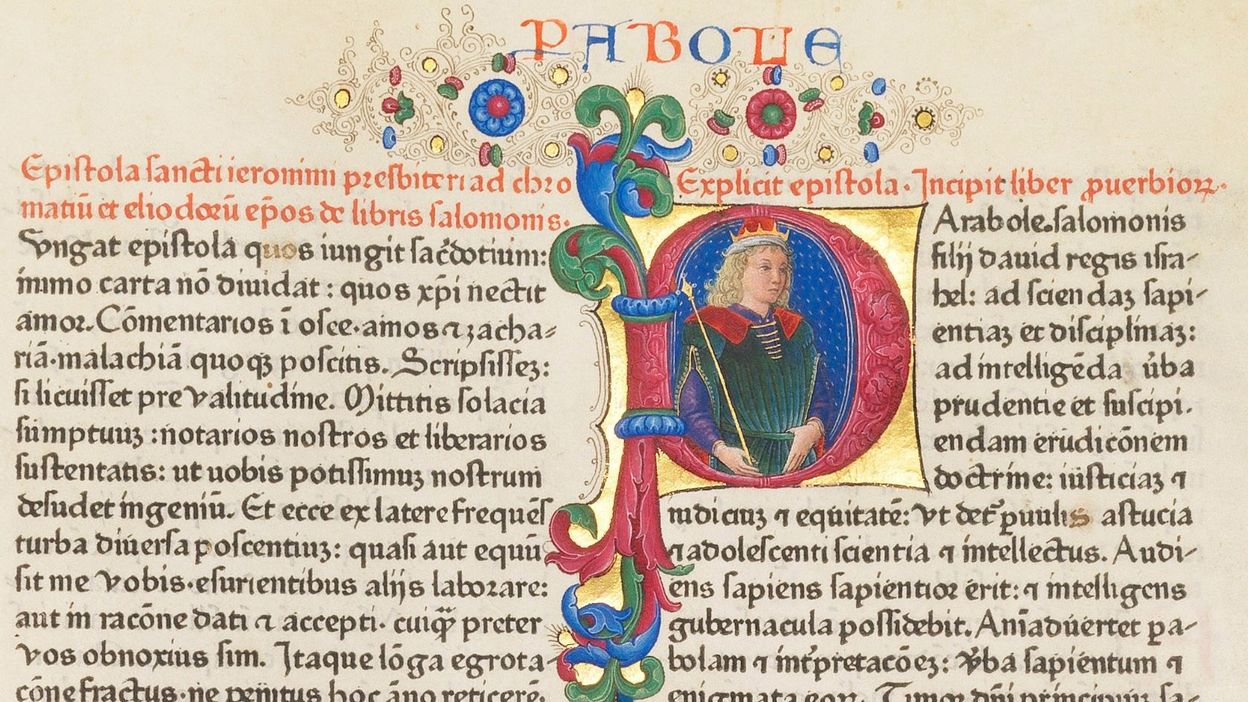 Une Bible Imprimee Sur La Presse De Gutenberg Vendue Aux Encheres Pour Plus D Un Million