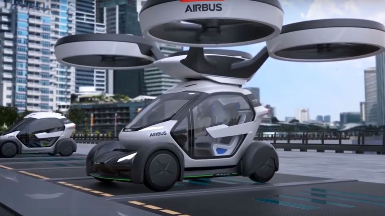La Voiture Roule L'avion Vole Et Le Train Reponse Démo de folie: Airbus a dévoilé la voiture du futur, qui roule ET qui vole