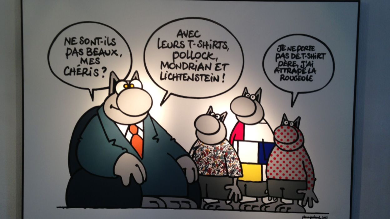 Philippe Geluck Expose Le Chat A Liege