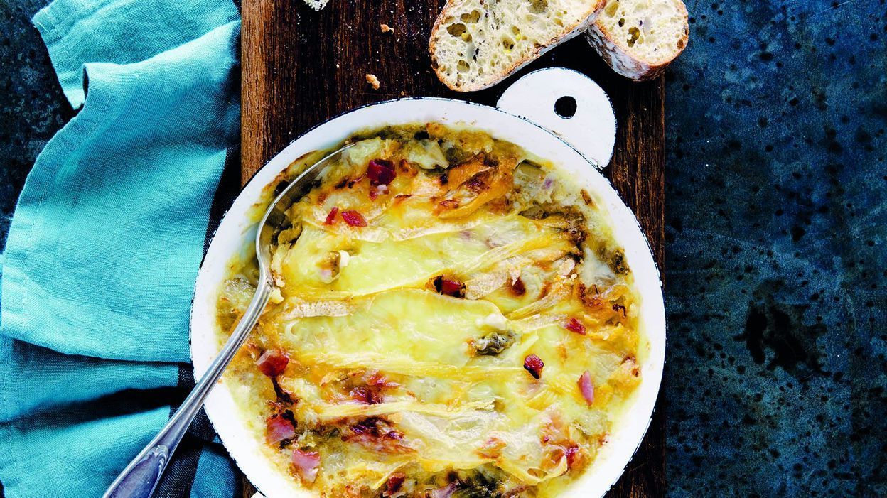 Un Peu Froid Voici La Tartiflette Aux Chicons Reblochon Et Lardons