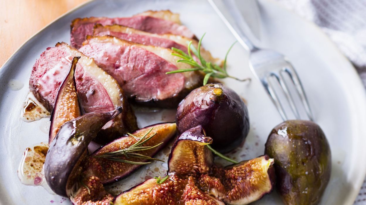 Magret De Canard Aux Figues Fraîches Au Four