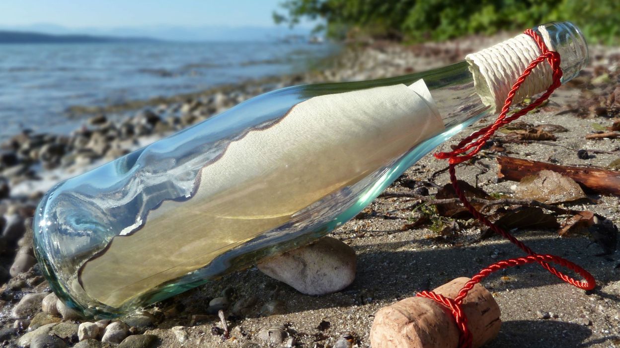 Je Jette Une Bouteille à La Mer Une bouteille jetée à la mer retrouvée 108 ans plus tard