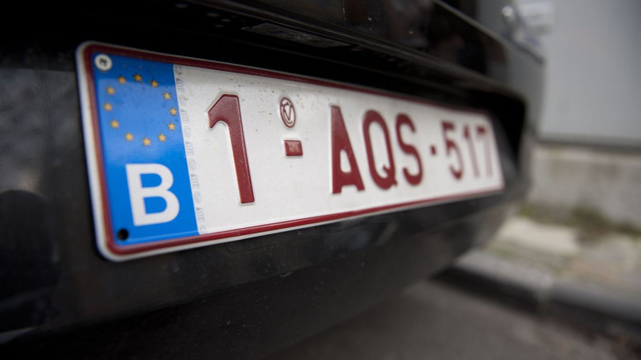 18.500 plaques d'immatriculation volées en Belgique les zones de