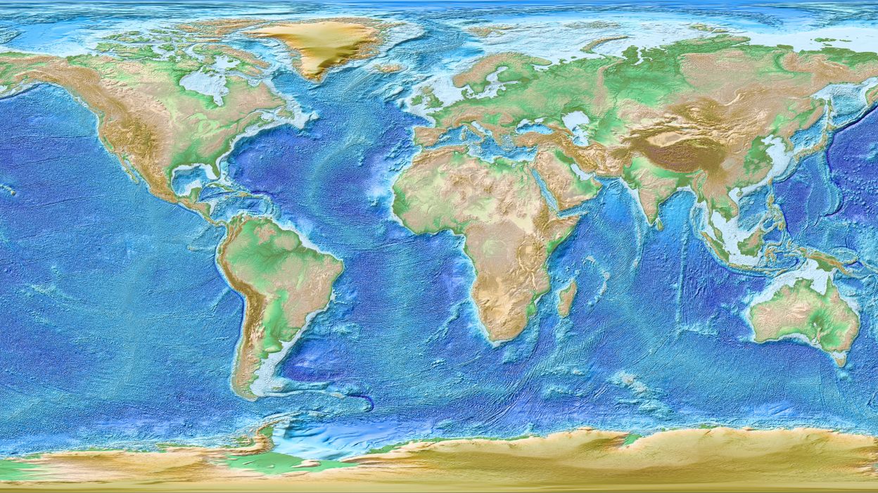 carte du monde en 2100 Et si le niveau des océans montait, à quoi ressemblerait la carte 
